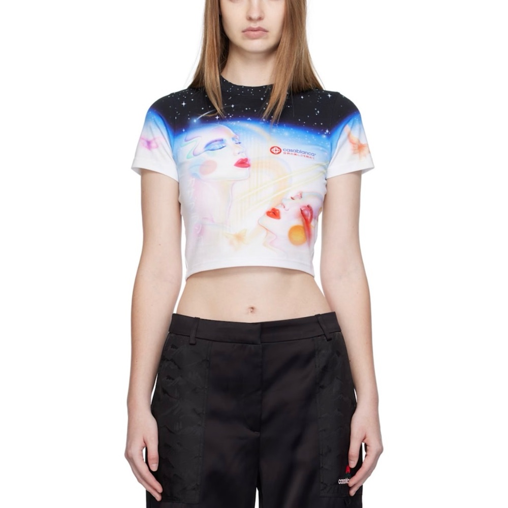 Women's Casablanca connection baby tshirt